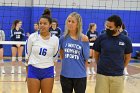 Volleyball Senior Day  Wheaton Women's Volleyball Senior Day. - Photo by Keith Nordstrom : Wheaton, Volleyball Senior Day